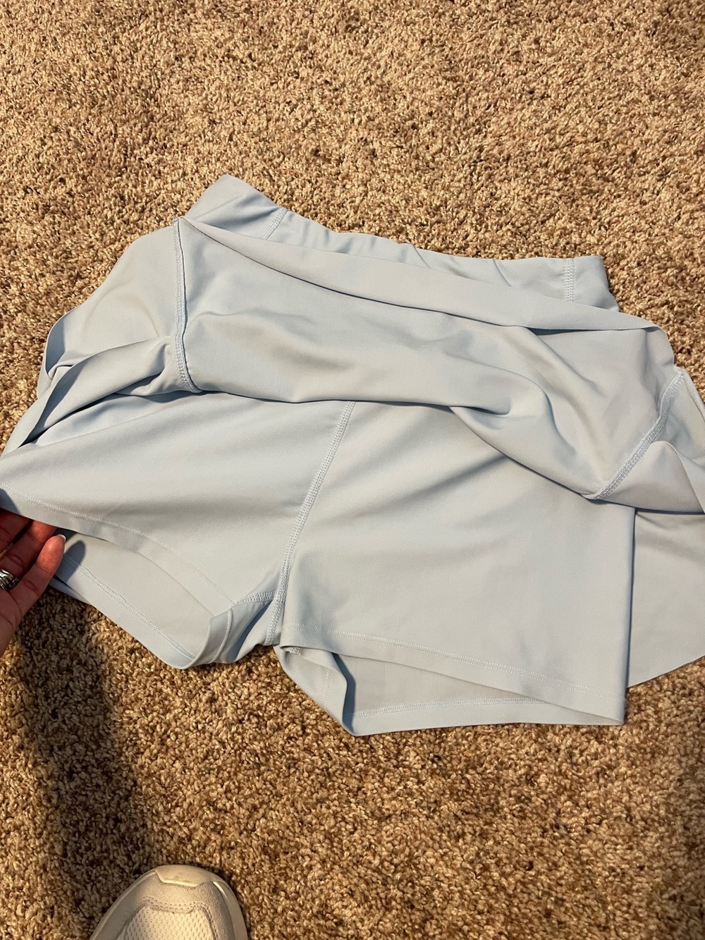 HALARA Light Blue Athletic Skirt with built in shorts - Picture 3 of 4